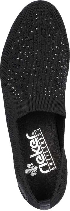 Dámské mokasíny RIEKER 51989-00 černá