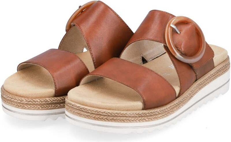 RIEKER Dámské nazouváky REMONTE D0Q51-24 hnědá