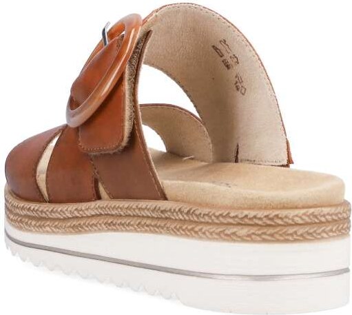 RIEKER Dámské nazouváky REMONTE D0Q51-24 hnědá