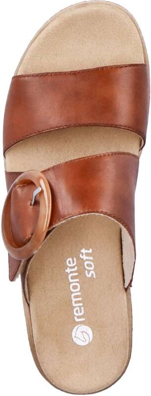 RIEKER Dámské nazouváky REMONTE D0Q51-24 hnědá