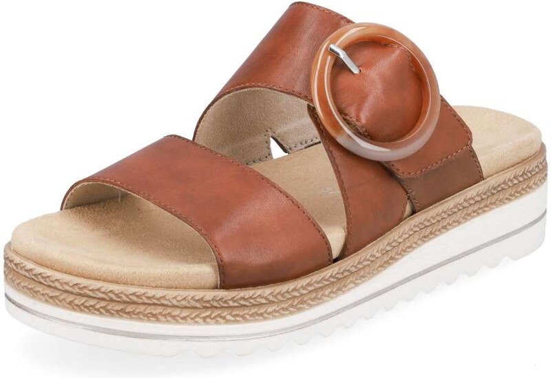 RIEKER Dámské nazouváky REMONTE D0Q51-24 hnědá