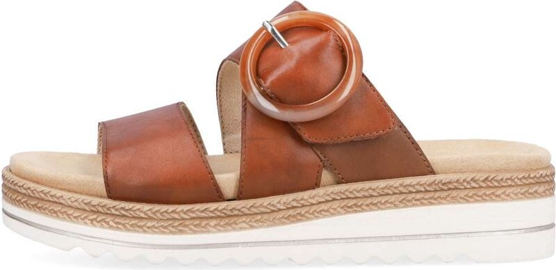 RIEKER Dámské nazouváky REMONTE D0Q51-24 hnědá