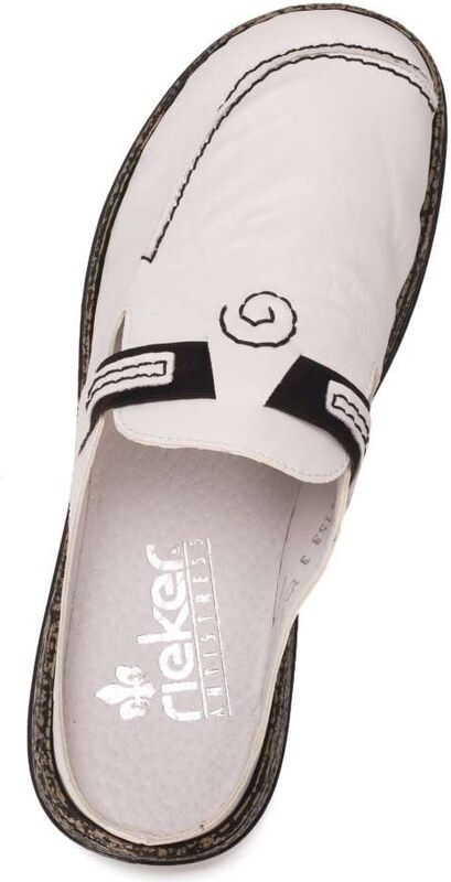 Dámské nazouváky RIEKER 46393-80 bílá