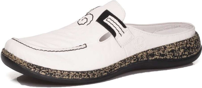 Dámské nazouváky RIEKER 46393-80 bílá