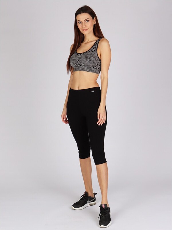 EVONA Dámské bavlněné 3/4 LEANA černé