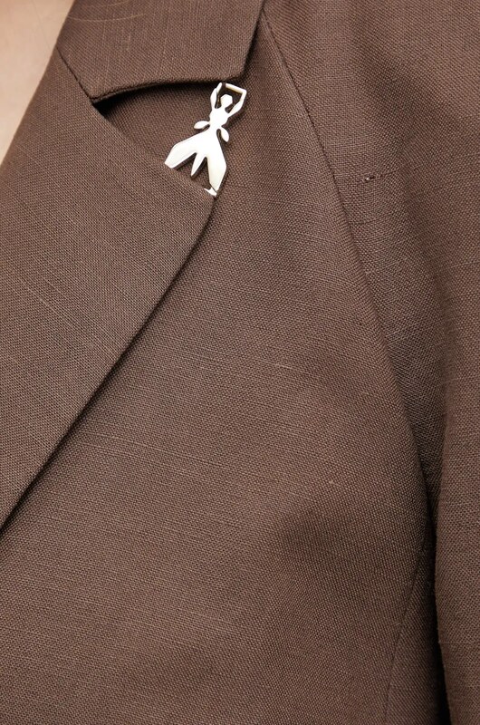 Sako s příměsí lnu Patrizia Pepe