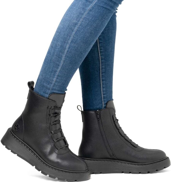 Dámská kotníková obuv RIEKER 70450-00 černá