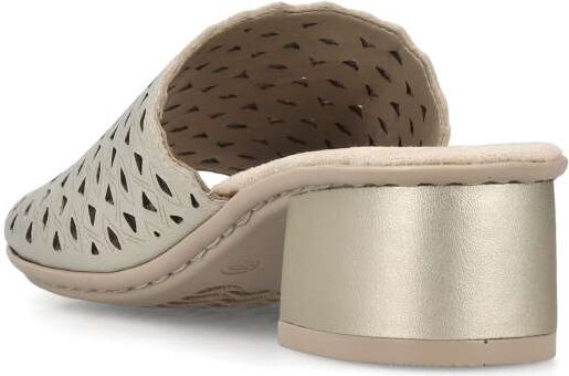 Dámské nazouváky RIEKER 64985-90 zlatá