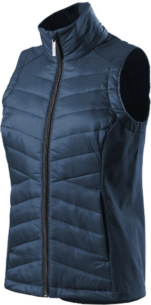 MALFINI, a.s. Cross hybridní vesta dámská námořní modrá