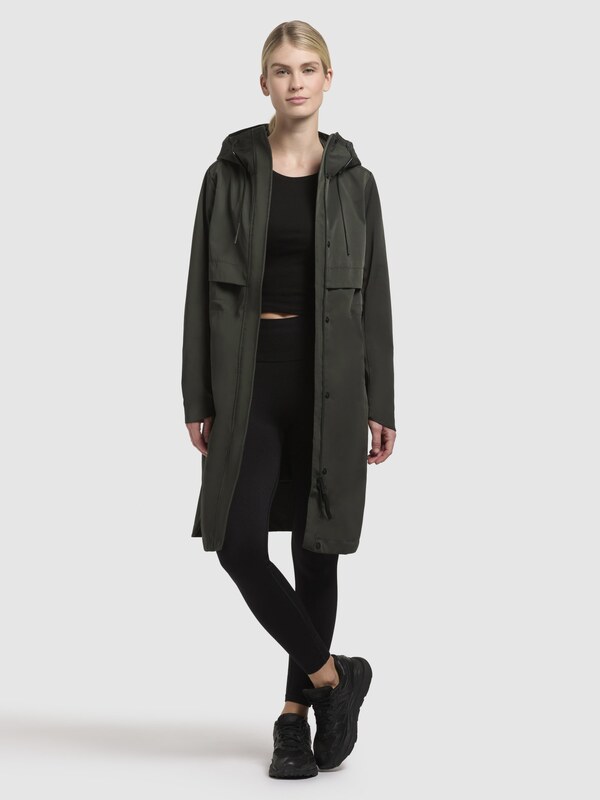 khujo Přechodová parka 'MANAO' tmavě zelená
