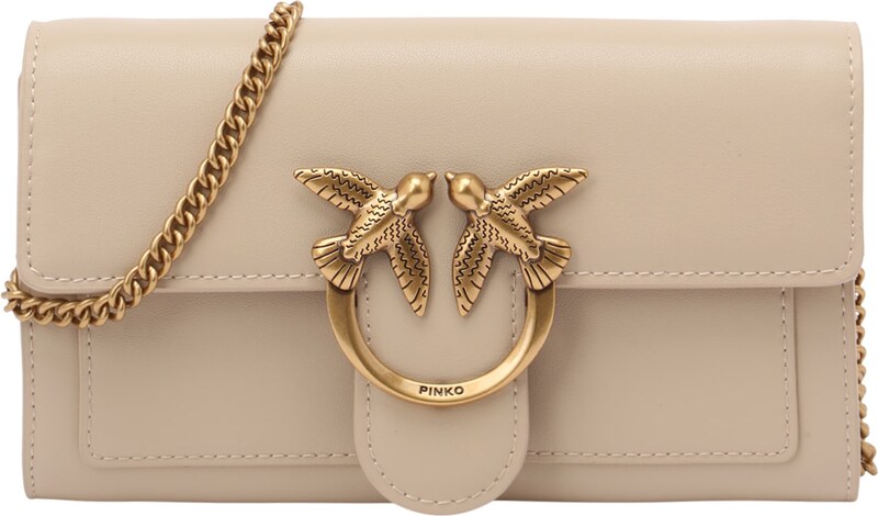 PINKO Psaníčko 'LOVE ONE' béžová