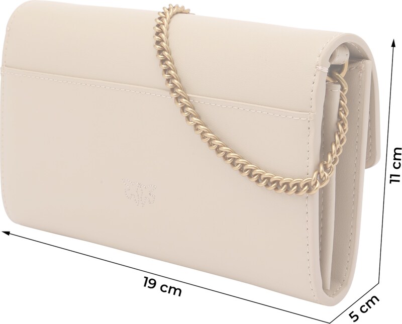 PINKO Psaníčko 'LOVE ONE' béžová