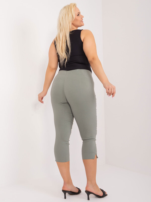 BASIC Khaki 3/4 kalhoty -green