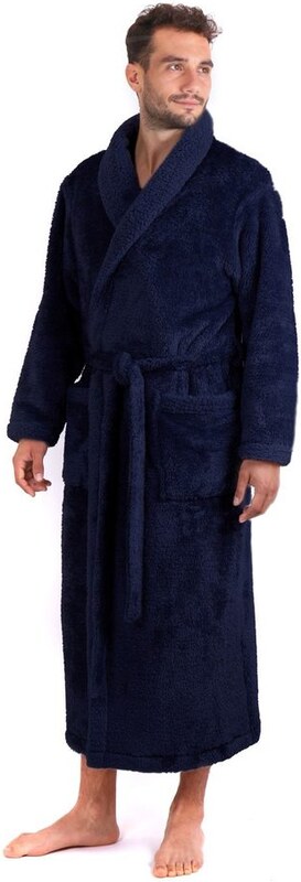 VESTIS Unisex dlouhý hřejivý župan ALTA tmavě modrá