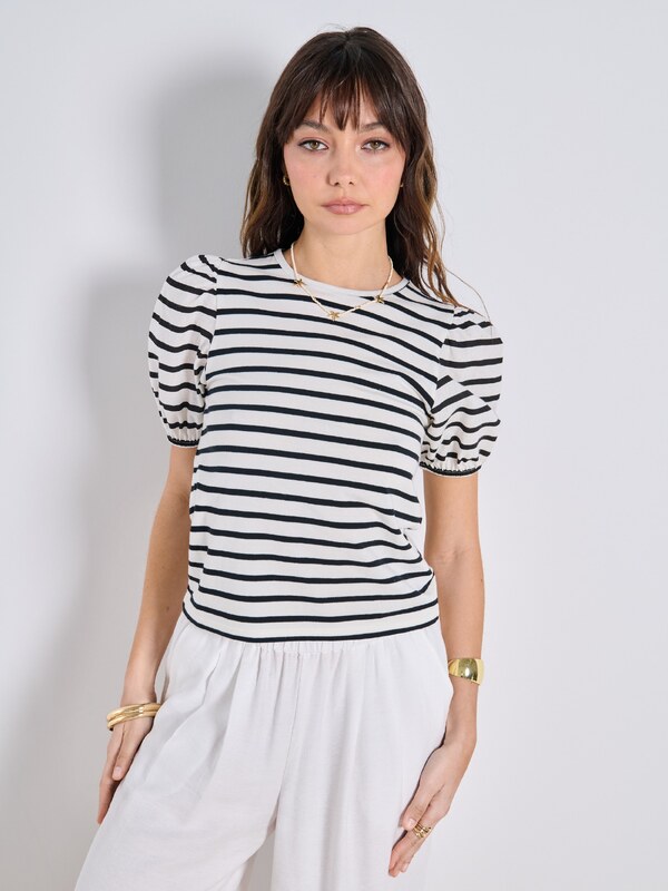 Sinsay - Bavlněná proužkovaná halenka - vícebarevná