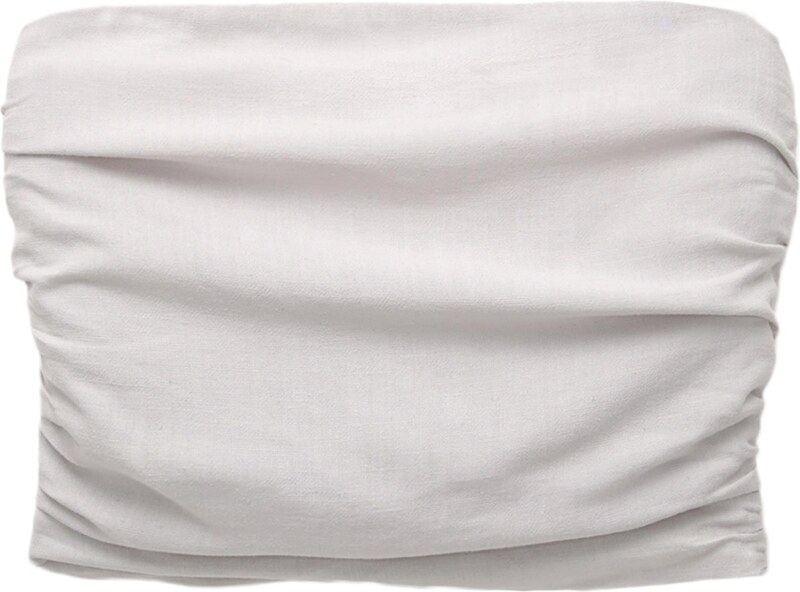 Pull&Bear Top světle šedá