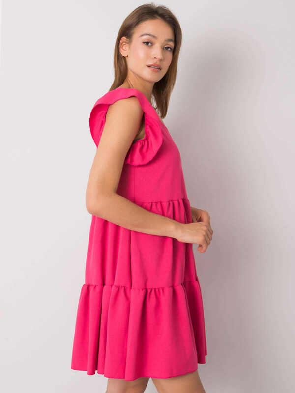 RUE PARIS Dress-WN-SK-704.83-dark pink
