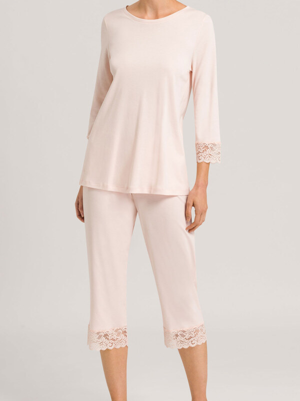 Hanro - Moments pyžamo pudrová