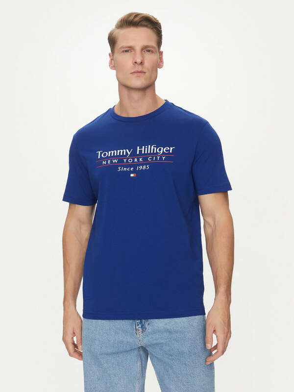 Tommy Hilfiger pánské modré tričko