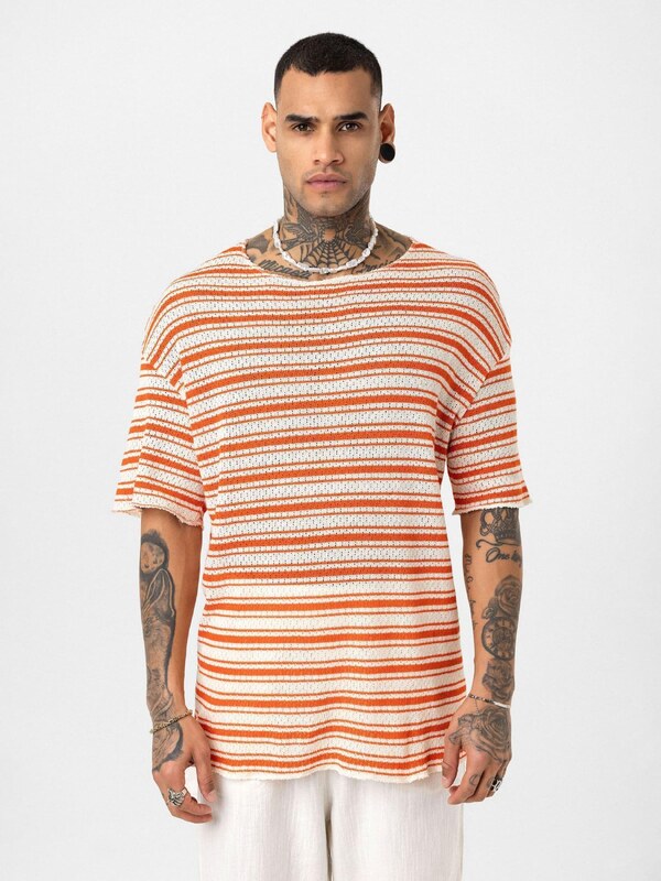 Dandalo Tričko oranžová / bílá