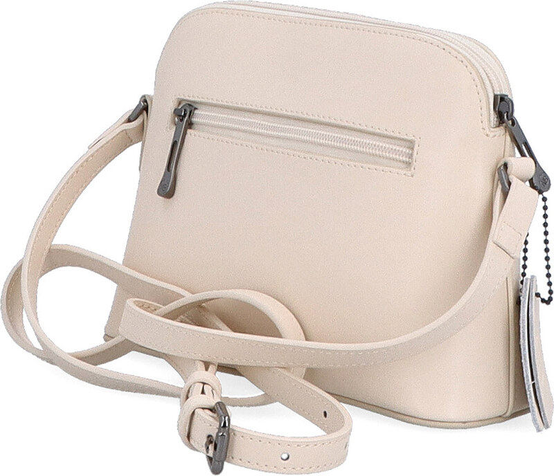 Kožená kabelka crossbody Noelia Bolger béžová NB 0096 BE
