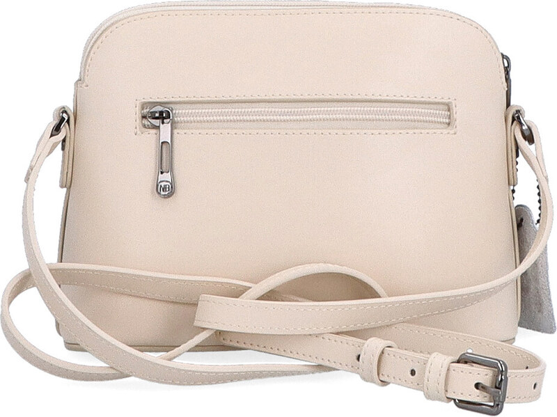 Kožená kabelka crossbody Noelia Bolger béžová NB 0096 BE
