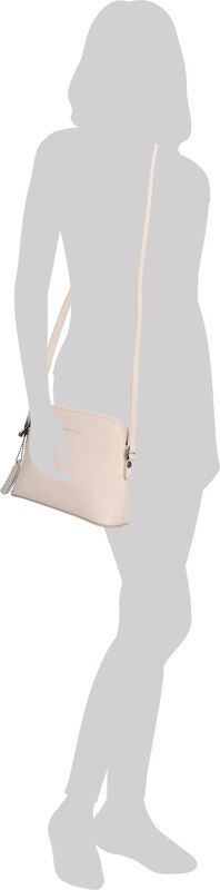 Kožená kabelka crossbody Noelia Bolger béžová NB 0096 BE