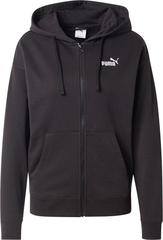 PUMA Sportovní mikina 'Ess No. 1' černá / offwhite