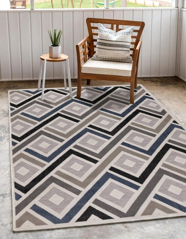 Venkovní vzorovaný koberec SHIFT ROMBY 160x220 cm Multidecor