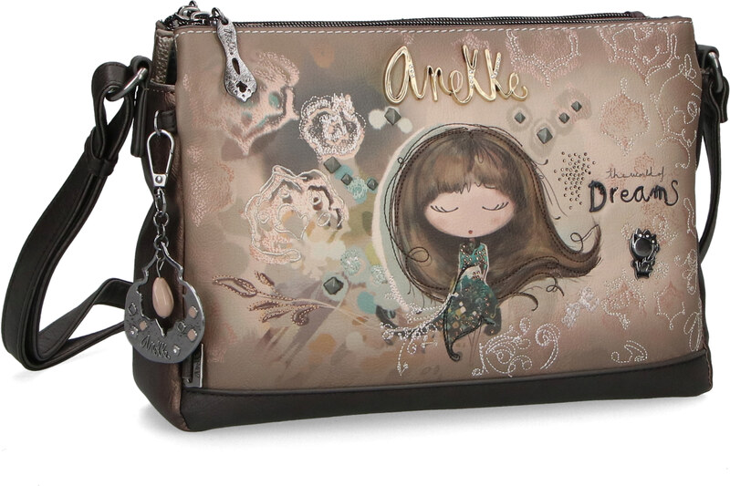 Anekke elegantní crossbody kabelka Real