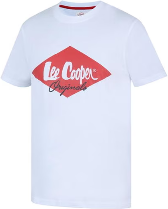 Lee Cooper tričko bílé