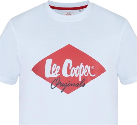 Lee Cooper tričko bílé