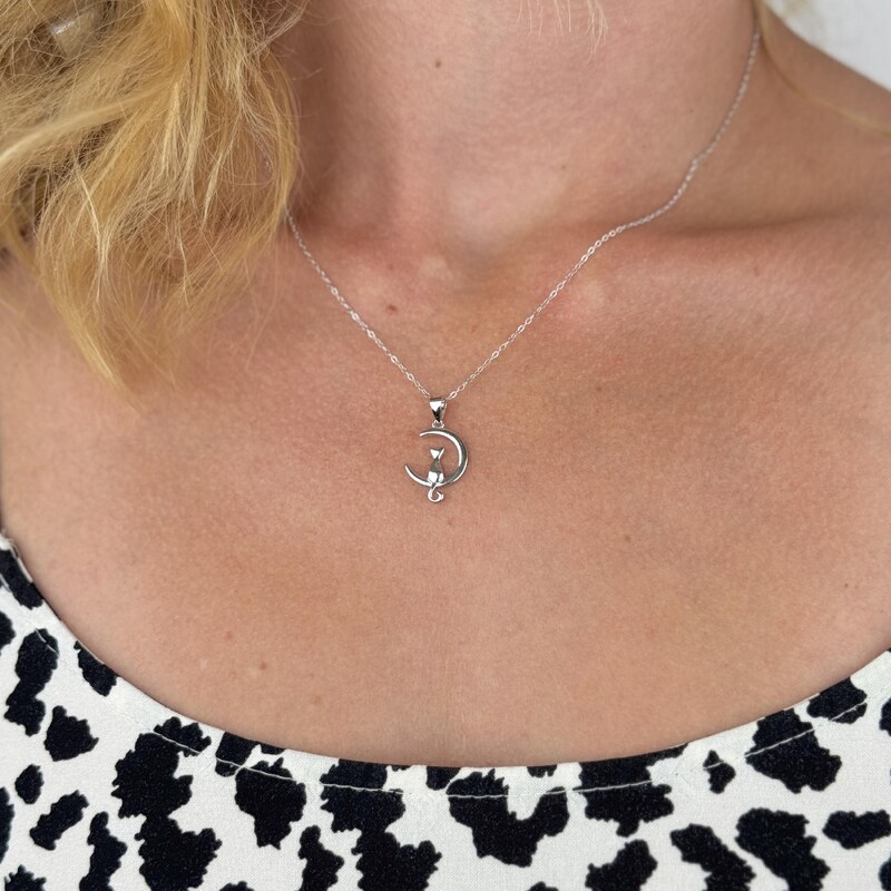 MAJYA Stříbrný řetízek s přívěskem KATY 11215