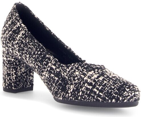 Nadčasové elegantní lodičky v černobílém designu Gabor 72.152.87 černá