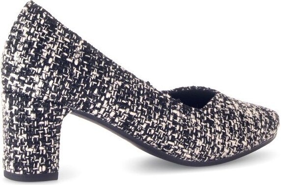 Nadčasové elegantní lodičky v černobílém designu Gabor 72.152.87 černá