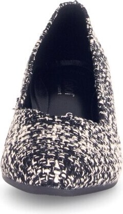 Nadčasové elegantní lodičky v černobílém designu Gabor 72.152.87 černá