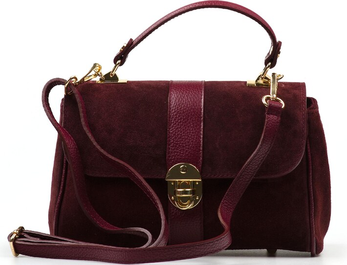 Blaire Kožená kabelka Rada bordó