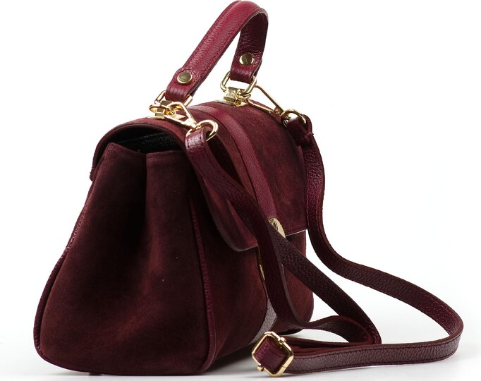 Blaire Kožená kabelka Rada bordó