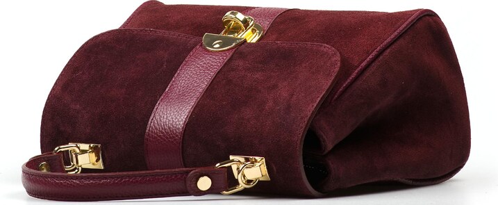 Blaire Kožená kabelka Rada bordó