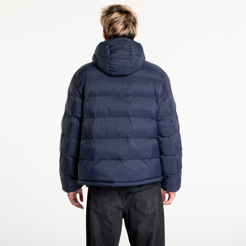 Péřovka Calvin Klein Jeans Ls Nylon Monogram Puff Jacket Blue M