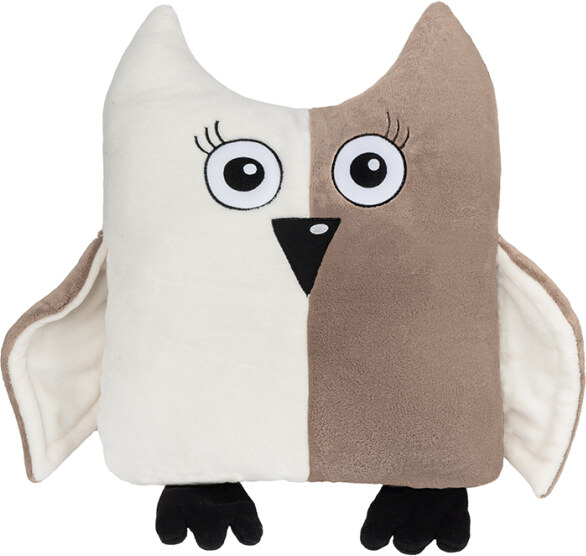 Bellatex Tvarovaný polštářek 45x30 cm Sova