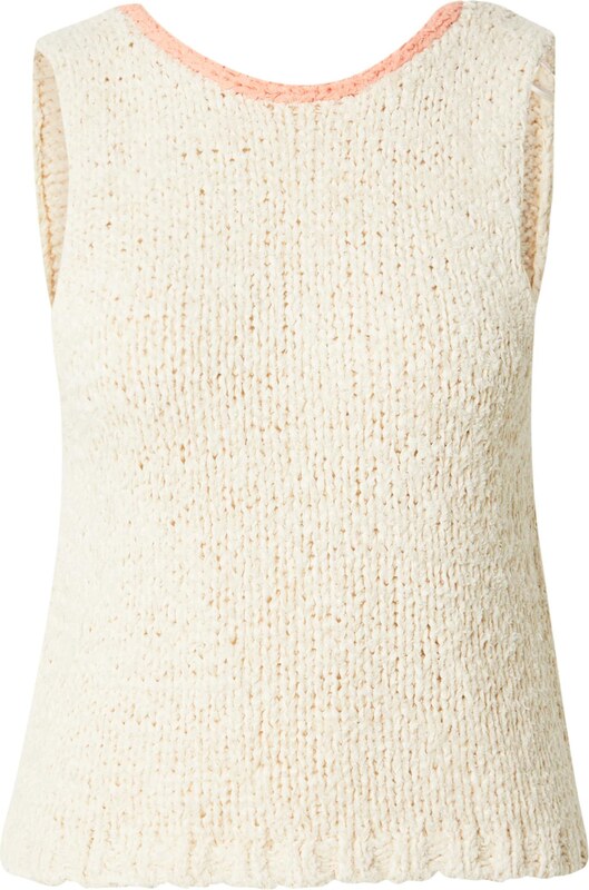 Free People Svetr slonová kost / korálová