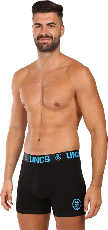 5PACK pánské boxerky UNCS černé (24Z207PSPP)