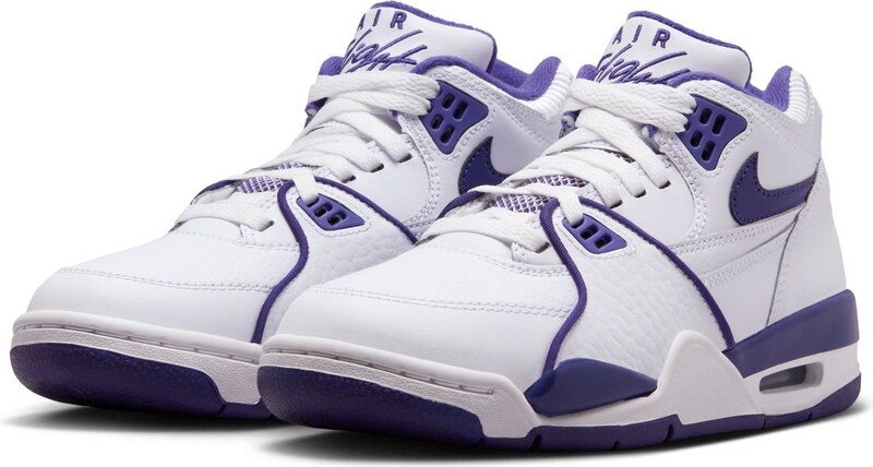 Nike Air Flight 89 "White Court Purple" (GS) - Dětské - Tenisky Nike - Bílé - HF0406-105