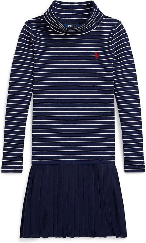 Dětské šaty s bavlnou Polo Ralph Lauren