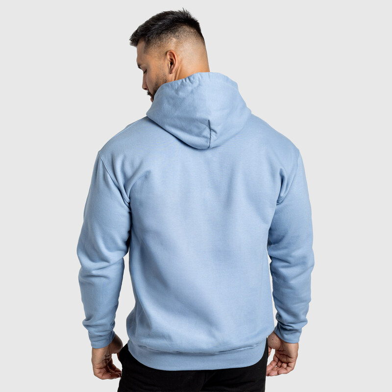 Mikina s kapucí Iron Aesthetics Frontline, modrá