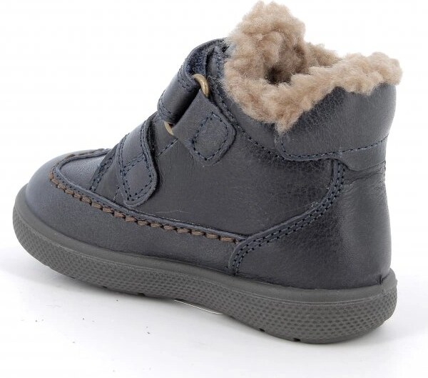 Primigi 4850333 dětská chlapecká kožená zimní obuv s membránou Gore tex