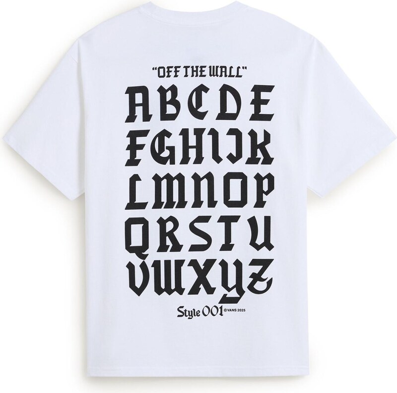 VANS Tričko 'Style 001' černá / bílá