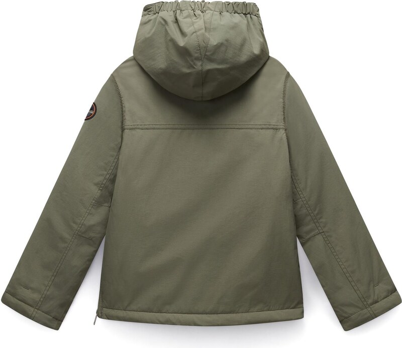 NAPAPIJRI Funkční bunda 'Rainforest' olivová / světle zelená / krvavě červená / černá