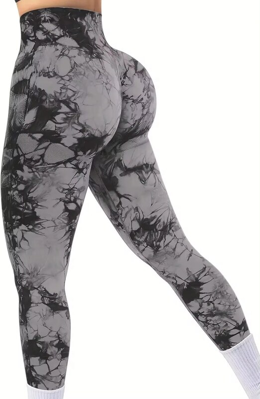 Best Fashion Dámské bezešvé legíny – vysoký pas, push-up efekt